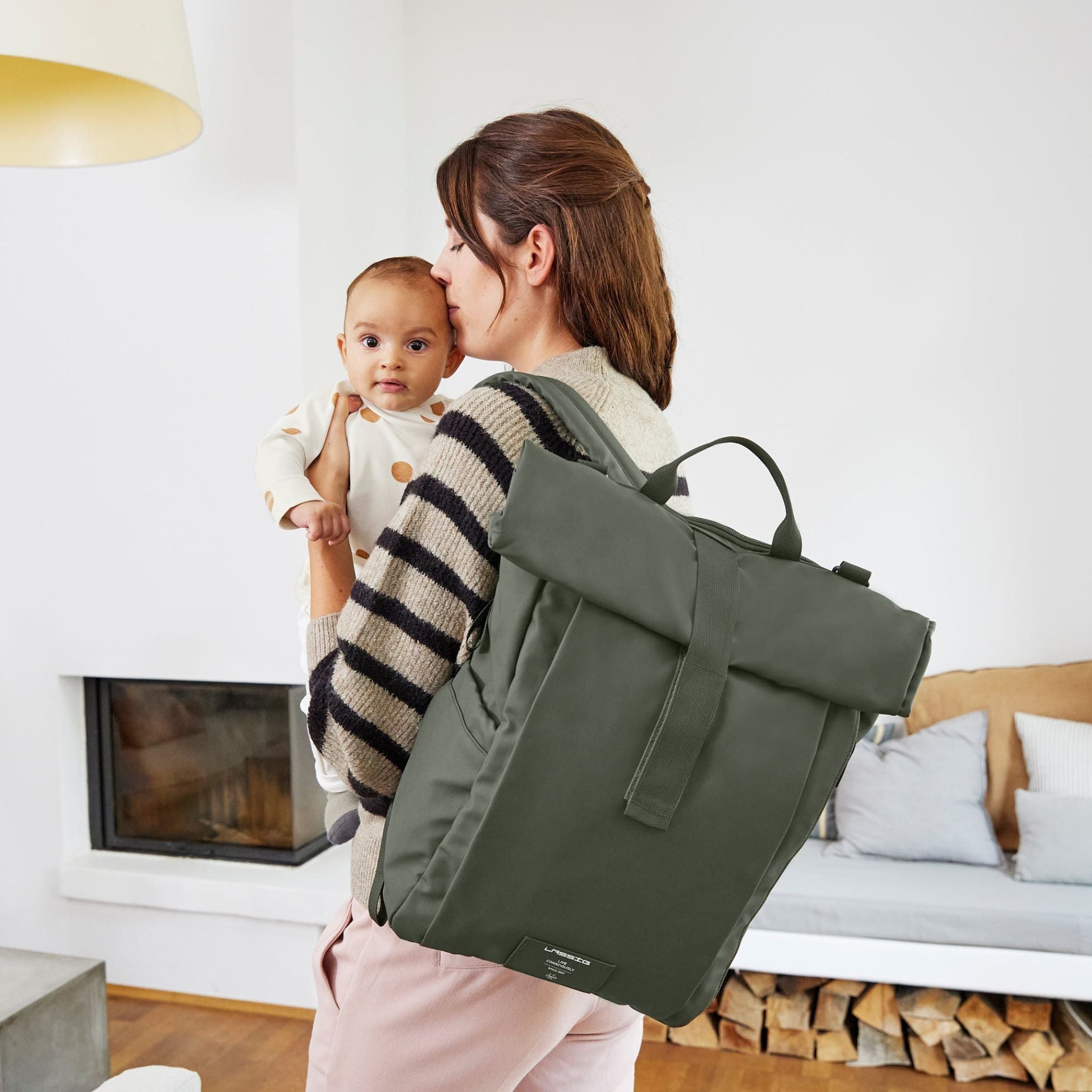GRE Rolltop Up Backpack ロールトップアップバックパック(マザーズリュック)