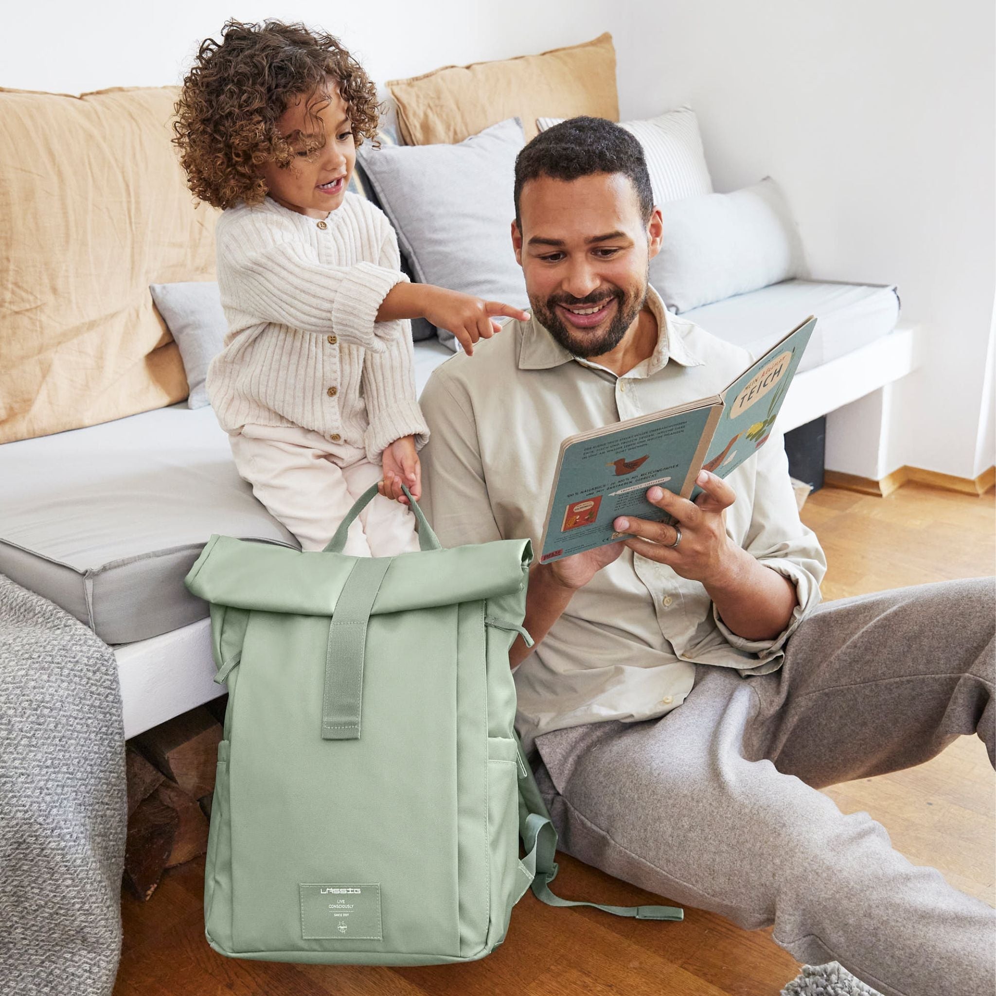 GRE Rolltop Up Backpack ロールトップアップバックパック(マザーズリュック)