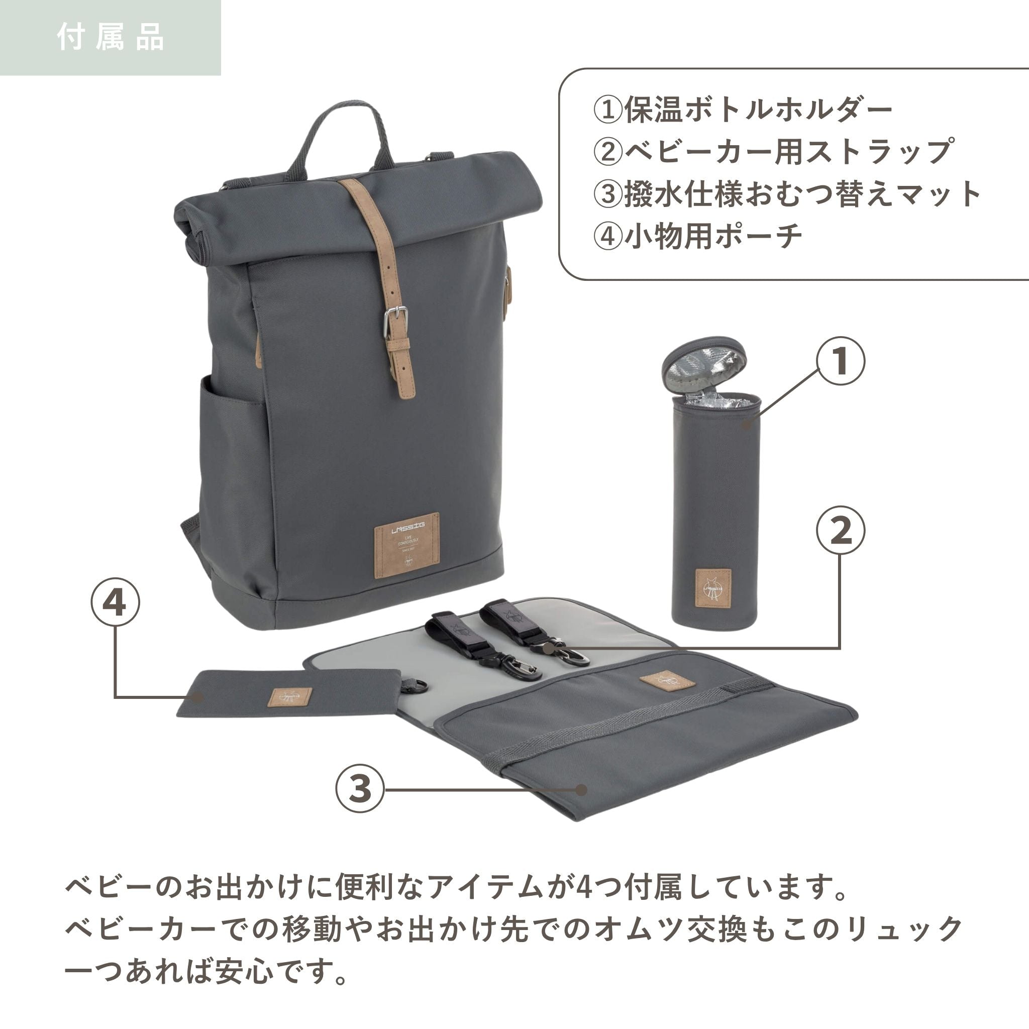 GRE Rolltop Backpack ロールトップバックパック(マザーズリュック)