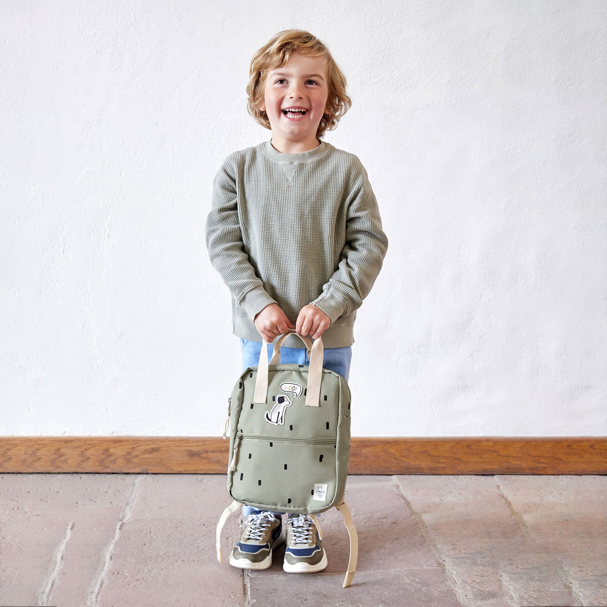 Mini Square Backpack Happy Prints ミニスクエアバックパック（子供向けリュック）