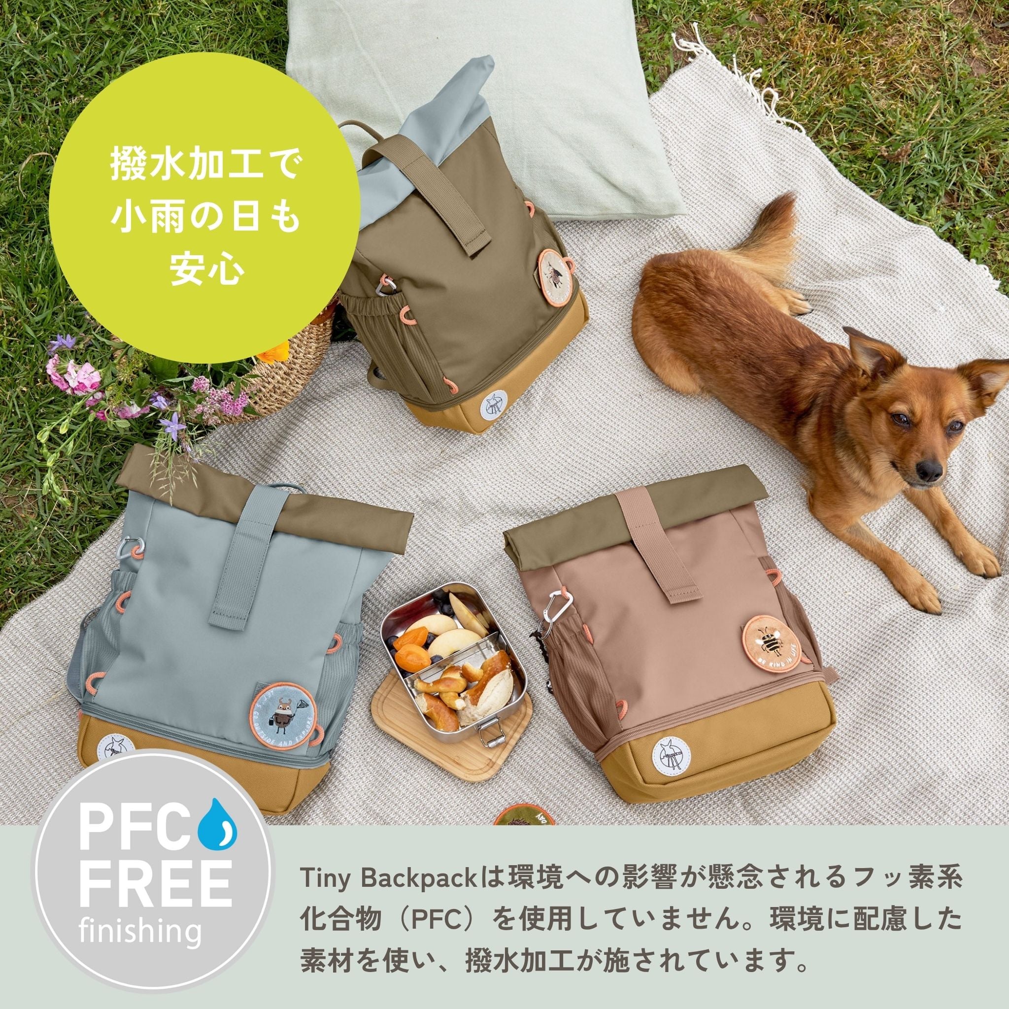Mini Rolltop Backpack Nature ミニロールトップバックパック（子供向けリュック）